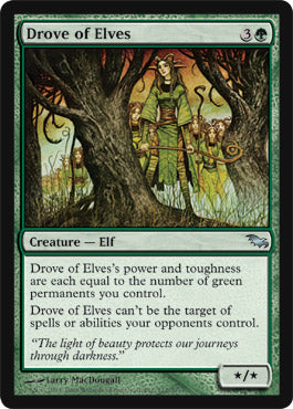 Drove of Elves (Shadowmoor) Near Mint Foil