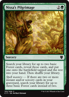 Nissa's Pilgrimage (Commander 2017) Near Mint