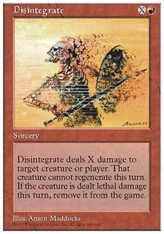 Disintegrate (5th Edition) Light Play