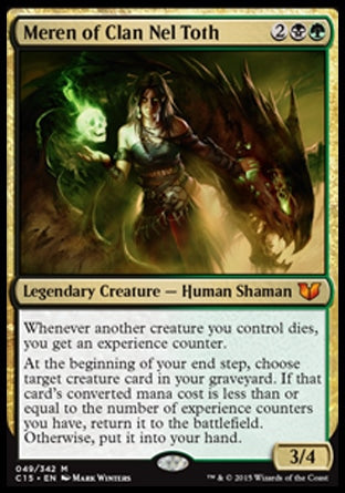 Meren of Clan Nel Toth (Commander 2015) Near Mint Foil