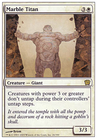 Marble Titan (9th Edition) Near Mint Foil
