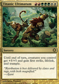 Titanic Ultimatum (Shards of Alara) Near Mint Russian