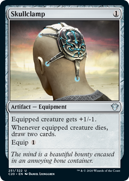 Skullclamp (Commander 2020 Ikoria) Near Mint
