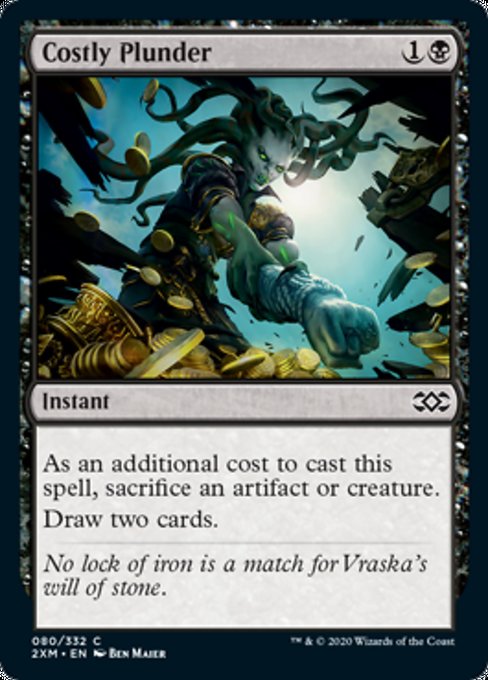 Costly Plunder (Double Masters) Near Mint Foil