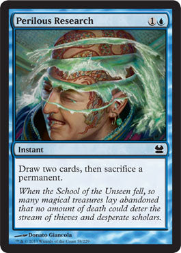 Perilous Research (Modern Masters) Near Mint Foil