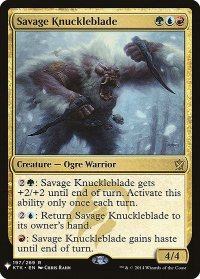 Savage Knuckleblade (Mystery Booster) Near Mint