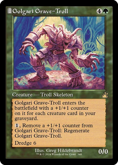 Golgari Grave-Troll (Retro Frame) (Ravnica Remastered) Near Mint
