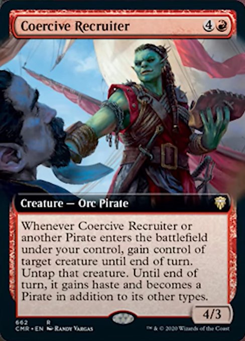 Coercive Recruiter (Extended Art) (Commander Legends) Near Mint
