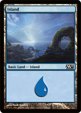 Island (235) (Magic 2013 Core Set) Near Mint Foil