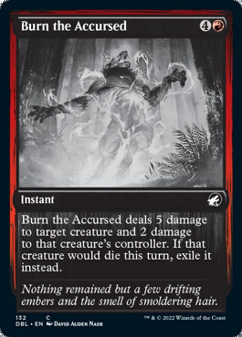 Burn the Accursed (Innistrad: Double Feature) Near Mint