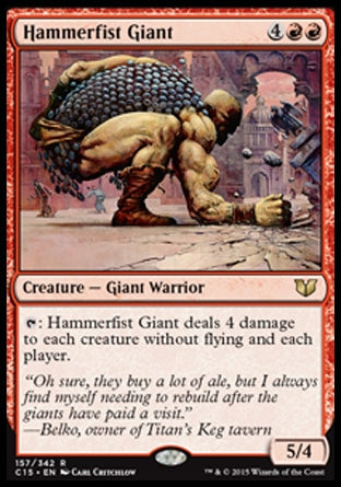 Hammerfist Giant (Commander 2015) Near Mint