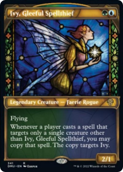 Ivy, Gleeful Spellthief (Textured Foil) (Dominaria United) Near Mint