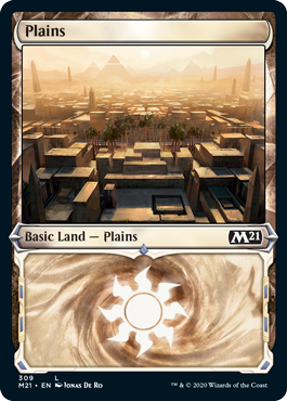 Plains (309) (Showcase) (Magic 2021 Core Set) Near Mint