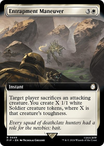 Entrapment Maneuver (Extended Art) (Universes Beyond: Fallout) Near Mint
