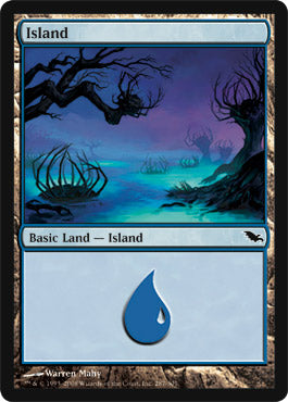 Island (287) (Shadowmoor) Near Mint