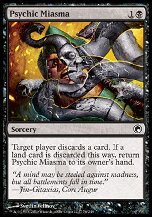 Psychic Miasma (Scars of Mirrodin) Near Mint Foil