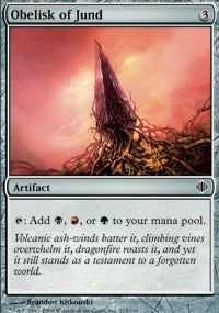 Obelisk of Jund (Shards of Alara) Near Mint Foil