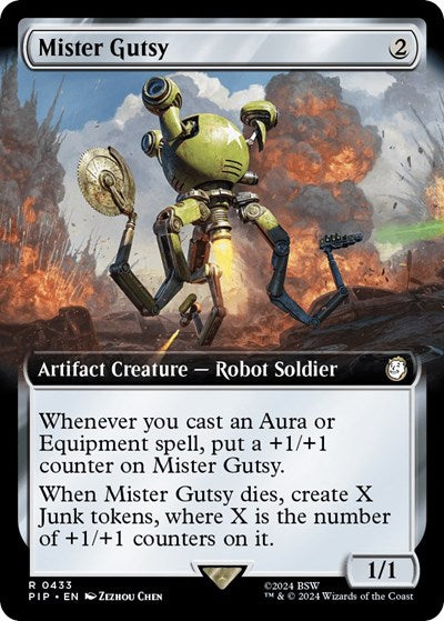 Mister Gutsy (Extended Art) (Universes Beyond: Fallout) Near Mint