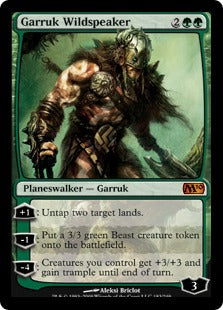 Garruk Wildspeaker (Magic 2010 Core Set) Light Play