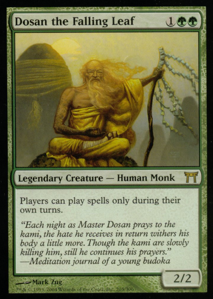 Dosan the Falling Leaf (Champions of Kamigawa) Near Mint Foil