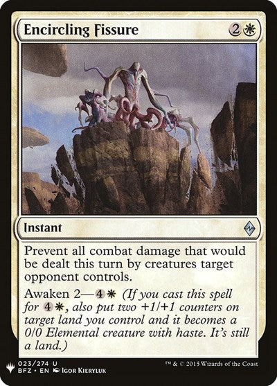 Encircling Fissure (Mystery Booster) Near Mint