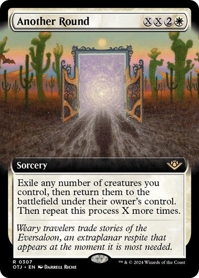 Another Round (Extended Art) (Outlaws of Thunder Junction) Near Mint