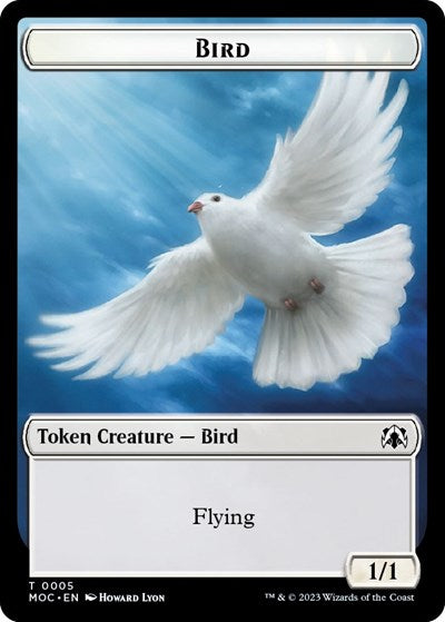 Bird / Kobolds of Kher Keep Double-sided Token (Commander: March of the Machine) Near Mint