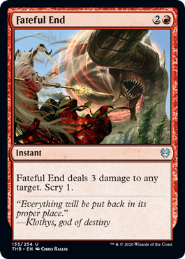 Fateful End (Theros Beyond Death) Near Mint Foil