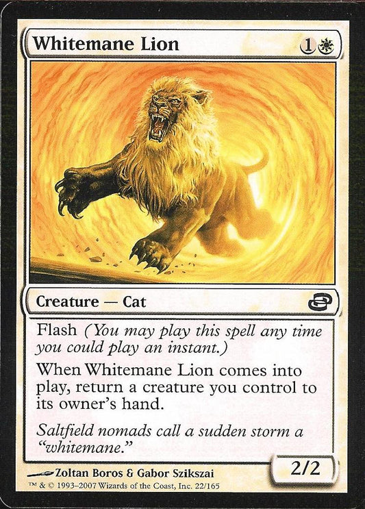 Whitemane Lion (Planar Chaos) Near Mint Foil