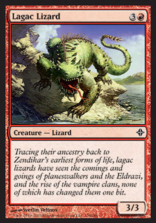 Lagac Lizard (Rise of the Eldrazi) Near Mint Foil