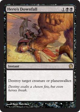 Hero's Downfall (Theros) Near Mint Foil