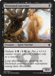 Disowned Ancestor (Khans of Tarkir) Near Mint Foil