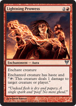 Lightning Prowess (Avacyn Restored) Near Mint Foil