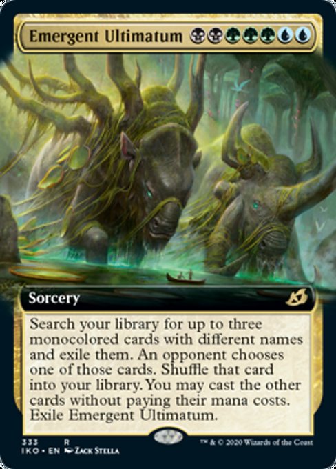 Emergent Ultimatum (Extended Art) (Ikoria: Lair of Behemoths) Near Mint Foil