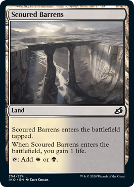 Scoured Barrens (Ikoria: Lair of Behemoths) Near Mint Foil