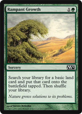 Rampant Growth (Magic 2012 Core Set) Near Mint Foil