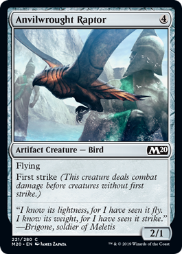 Anvilwrought Raptor (Magic 2020 Core Set) Near Mint
