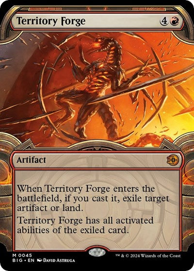 Territory Forge (Showcase) (Outlaws of Thunder Junction: The Big Score) Near Mint