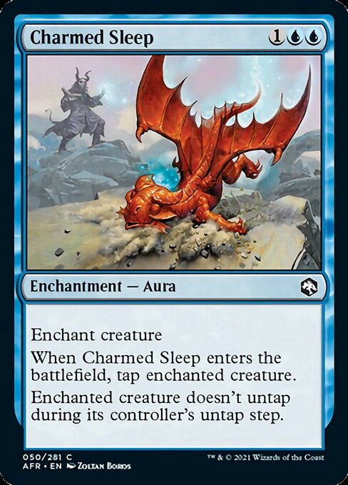 Charmed Sleep (Adventures in the Forgotten Realms) Near Mint Foil