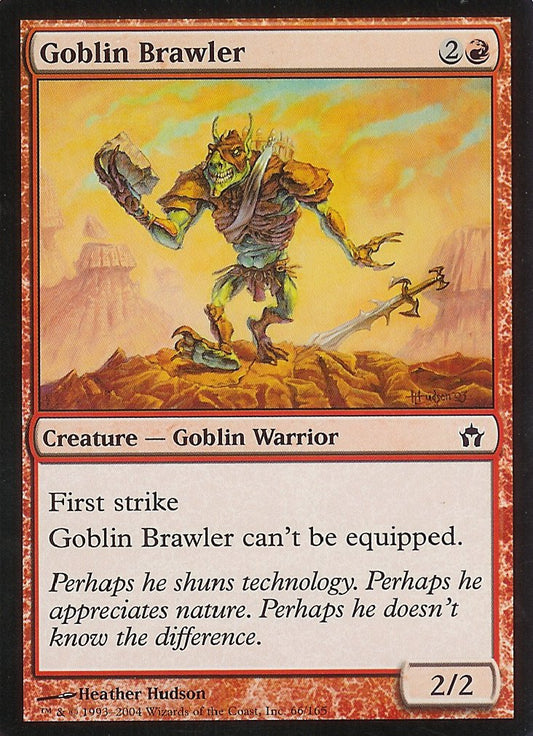 Goblin Brawler (Fifth Dawn) Near Mint Japanese