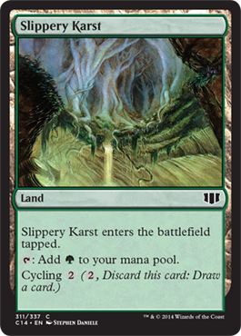 Slippery Karst (Commander 2014 Edition) Near Mint
