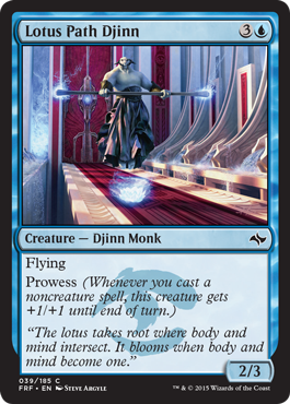 Lotus Path Djinn (Fate Reforged) Near Mint