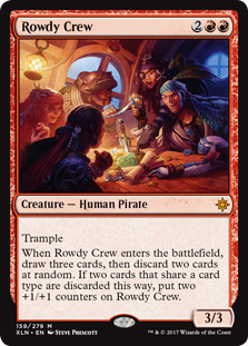 Rowdy Crew (Ixalan) Near Mint Foil