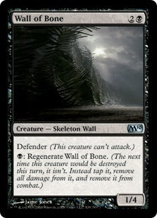 Wall of Bone (Magic 2010 Core Set) Near Mint Foil