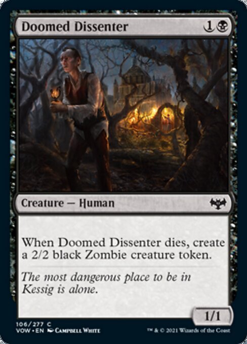 Doomed Dissenter (Innistrad: Crimson Vow) Near Mint