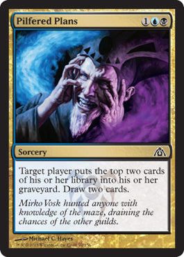 Pilfered Plans (Dragon's Maze) Near Mint Foil
