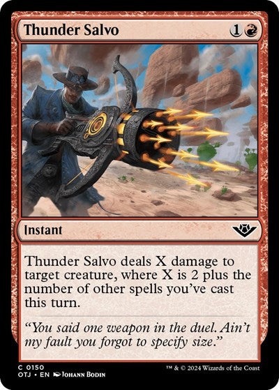 Thunder Salvo (Outlaws of Thunder Junction) Near Mint