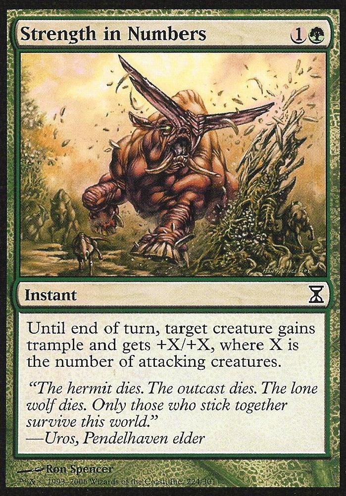 Strength in Numbers (Time Spiral) Near Mint Russian