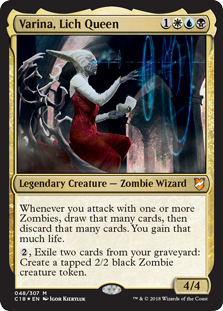 Varina, Lich Queen (Commander 2018) Near Mint Foil