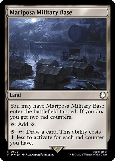 Mariposa Military Base (Surge Foil) (Universes Beyond: Fallout) Near Mint